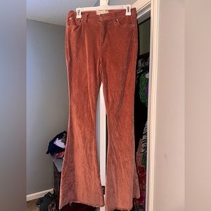 Corduroy flare jeans